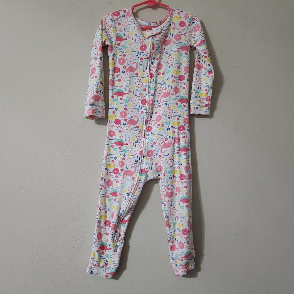 Simple Joys By Carters One Piece Zip Up Pj Size 3T Cotton Pajama